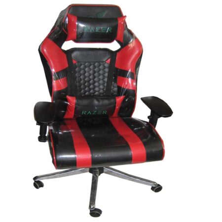 صندلی گیمینگ طرح ریزر قرمز مدل gm-r